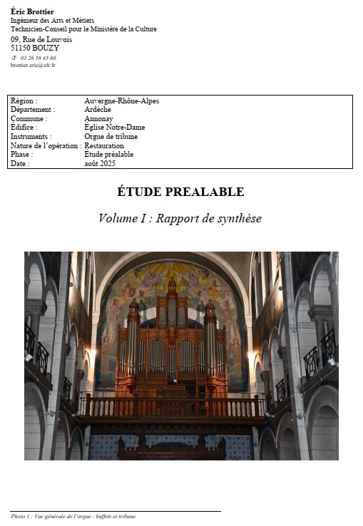 1ere page Rapport